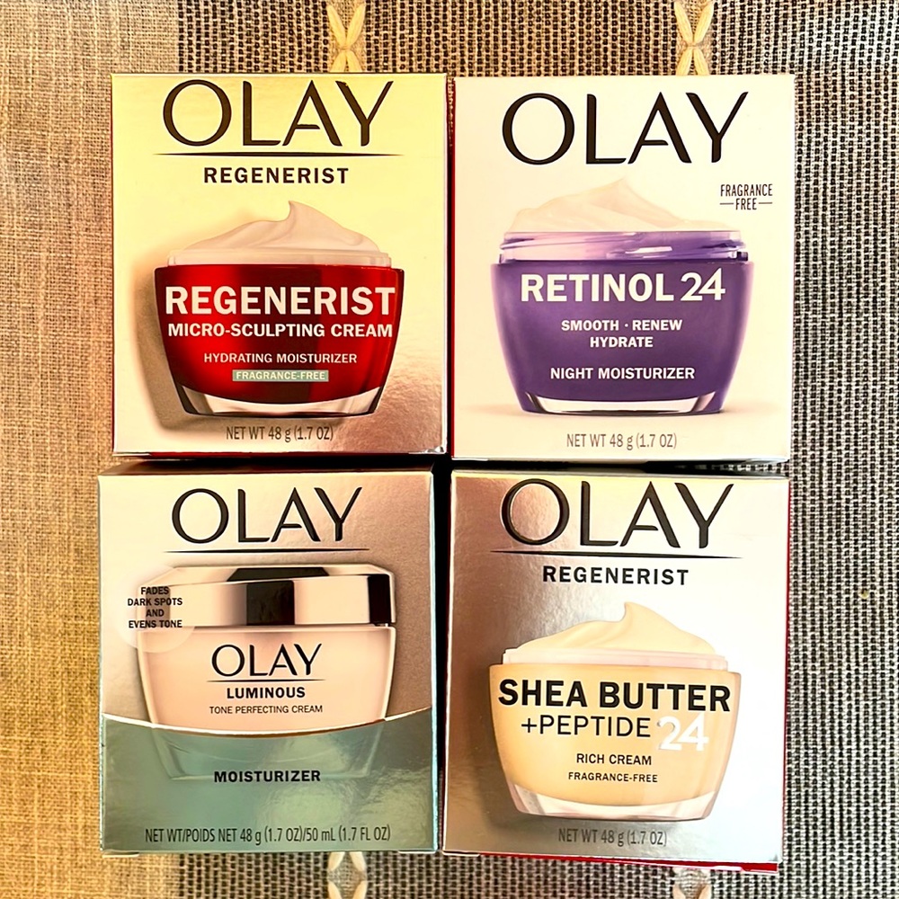 Olay skin cream lot of 4 bundle